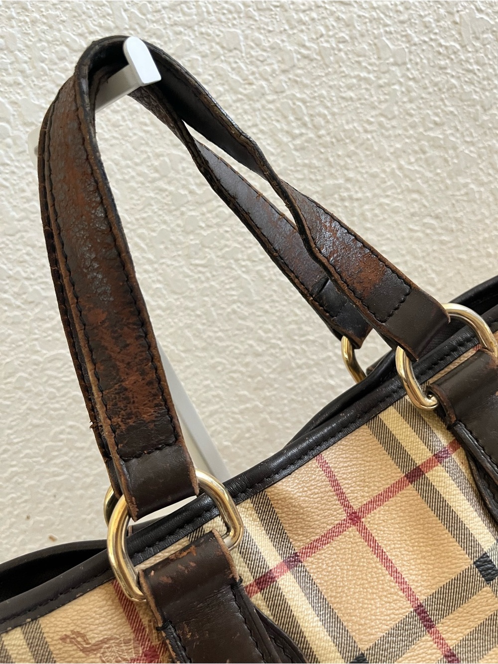 Burberry Haymarket tote bag - Picture 13 of 15
